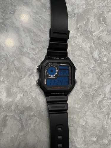 Casio world time 1200 - world,